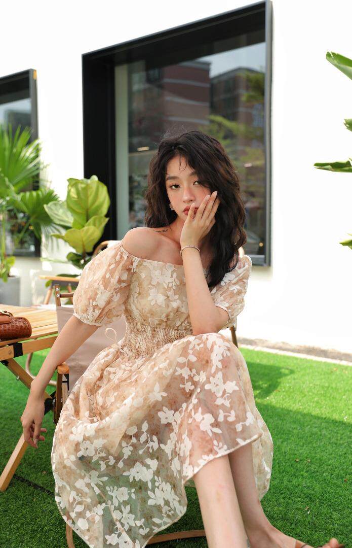 层次丰富的空气感连衣裙，女装连衣裙，GN