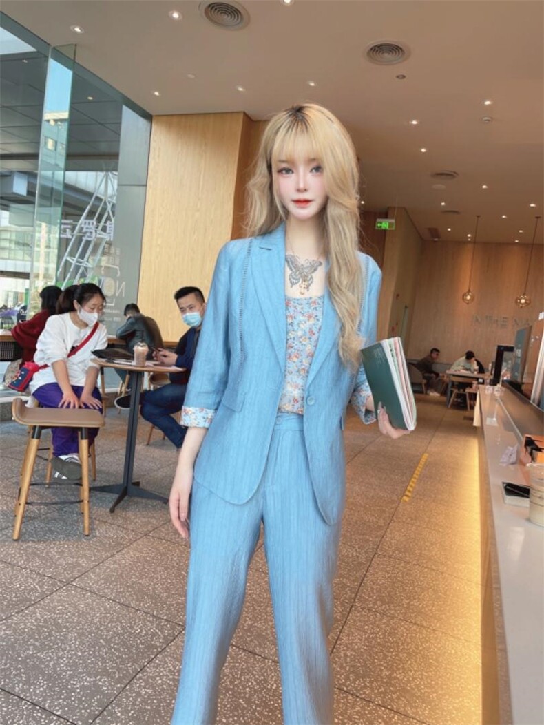 2022夏季新款套装，女装职业装，时尚名门