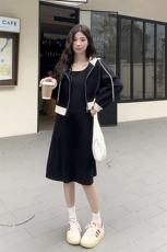 【新品】秋季连衣裙套装B190-82397-P150-K208，女装套装/套裙，一九零