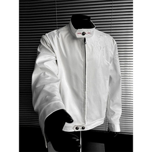JK50496-尺码M-3XL-P60-X118-设计感荆棘刺绣夹克外套图片