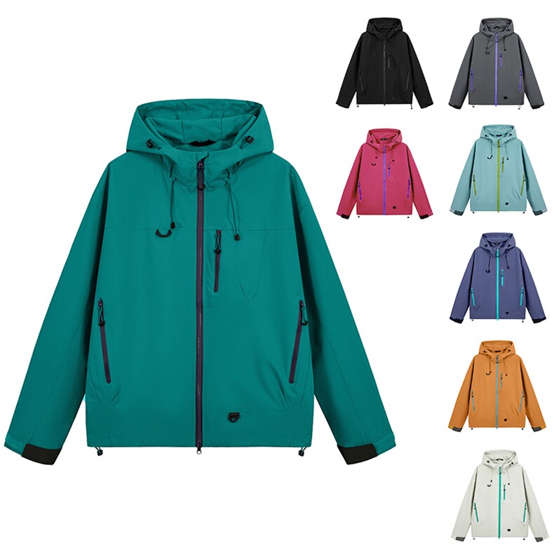 机能冲锋衣情侣外套登山服户外工装连帽小众运动夹克防风7870-P45,男装夹克,星座1403B