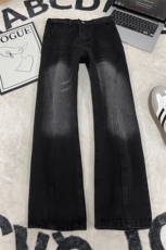 B221美式ins高街修身斜切微喇牛仔裤LK25574-特P40控68，男装牛仔裤，电商B221