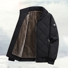 现货中老年大码8XL新款立领机绗双线工艺跨镜公版羽绒棉服，男装棉衣，星座218-1（原230）