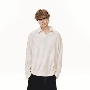 长袖polo衫男2025新款春秋季宽松休闲体恤翻领t恤上衣WB551-P57,男装Polo衫,星座412-1