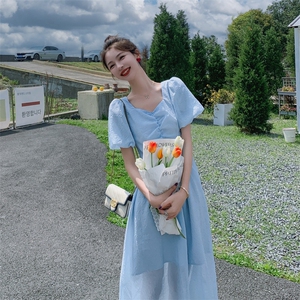 法式浪漫长裙高端精致仙女连衣裙2025新款夏季裙子高级感图片