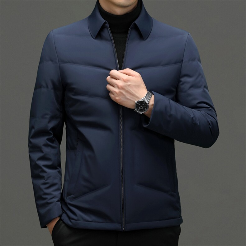 CKE1707钱塘2020-2新款商务冬季休闲厚款中年男士羽绒服P265,男装羽绒服,钱塘207-2