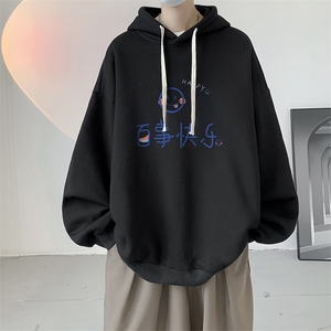 连帽卫衣男大码运动服帽衫外套WY2183-P35 加绒款-P40图片