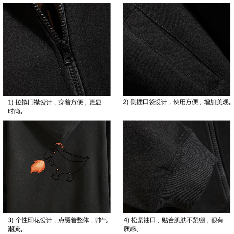 KS21040-P38连帽开衫卫衣男运动外套大码班服砖墙挂拍,男装卫衣,电商A040A