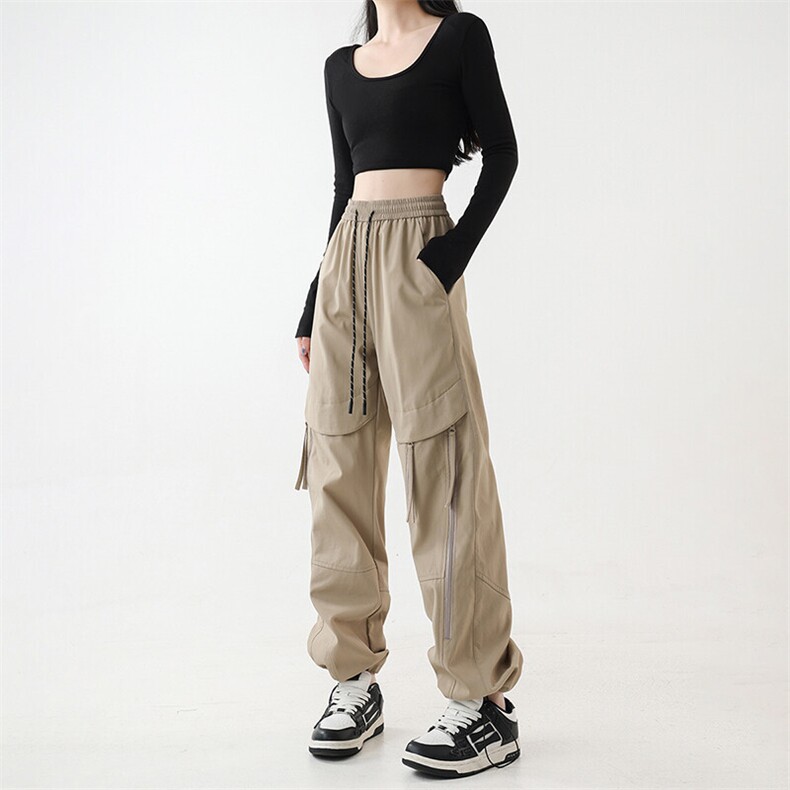 现货904-2-XKZ875-P50新款2025女休闲裤直筒设计感冲锋裤登山裤子,男装休闲裤,星座904-2