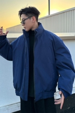 网图现货港风日系复古立领保暖棉服男XZ213-MF17-P98控128，男装棉衣，星座213