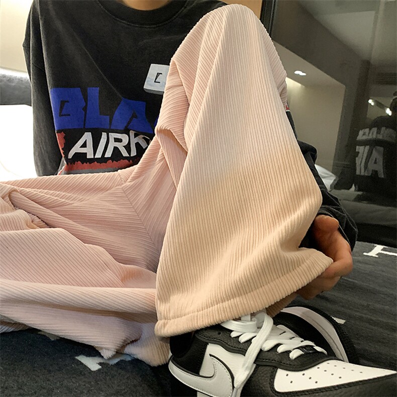 8XL-M秋冬款特大码胖子运动裤灯芯绒卫裤男9028P45控58,男装休闲裤,电商D206-1