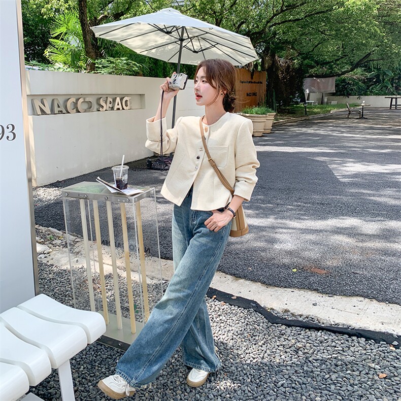 2023年秋季新款小香风短外套B190-82501-P130-K88,女装短外套,一九零