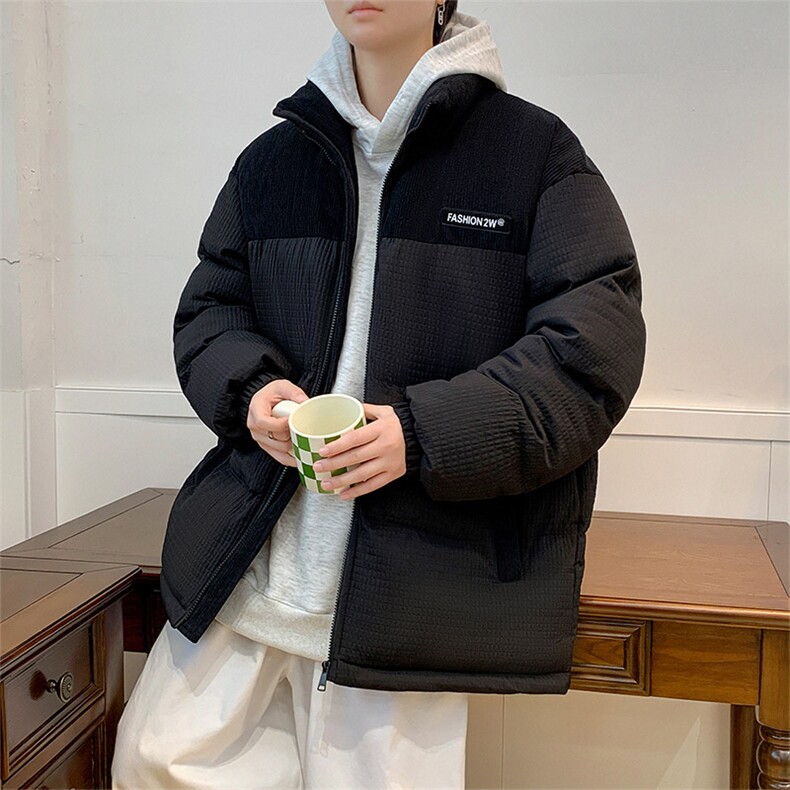 情侣面包服潮牌棉服男女加厚冬季外套防寒服棉袄M0899-P78，男装棉衣，星座308B-2