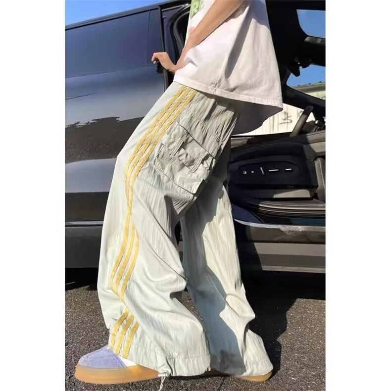 网络图现货!百搭速干裤休闲裤男高街三条杠潮流长裤子RK59-P45,男装休闲裤,星座1005-6
