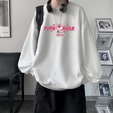 华夫格卫衣圆领卫衣男大码长袖t恤男外套HW76329-P30，男装卫衣，电商A040