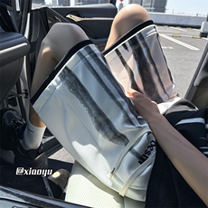 XZ616夏季新款菠萝格薄款假两件百搭短裤TY2506P35控48，男装牛仔裤，星座512A（原616）