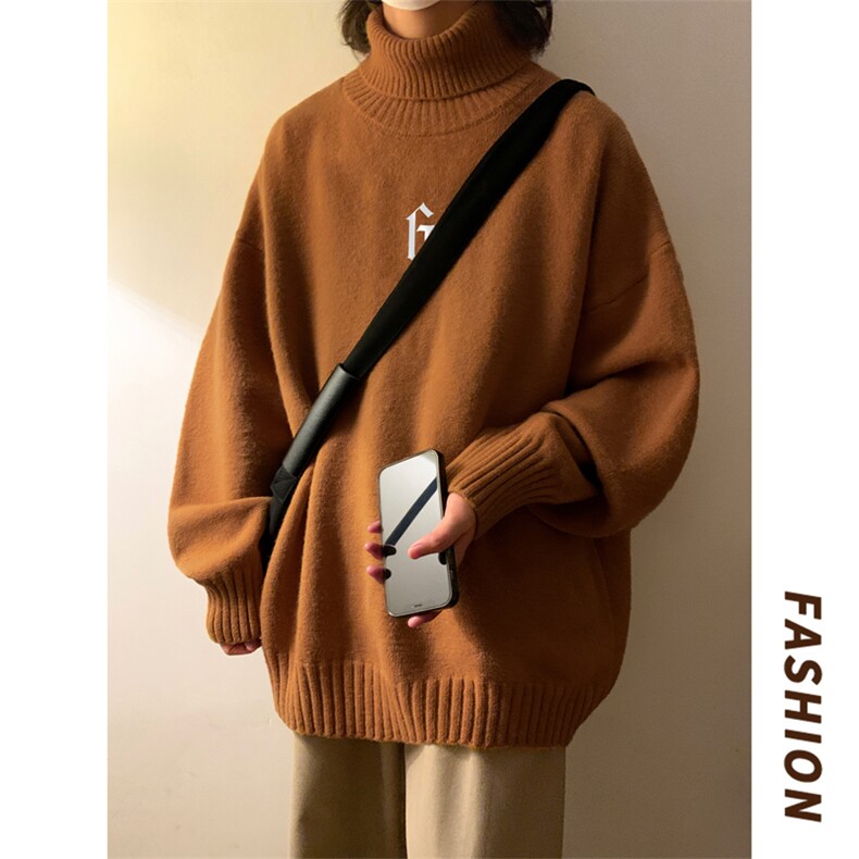 高质量！秋冬季高领毛衣男士加绒加厚翻领针织衫男毛衣FL84-P45,男装针织衫/毛衣,电商B367
