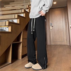 加长高个子微喇裤子男春季潮牌拉链卫裤190cm美式运动裤KZ032P58，男装休闲裤，电商B312