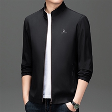 春秋季外套男士上衣中年男款2024新款春季衣服中年纯色百搭休闲，女装短外套，电商B212（原钱塘6029）