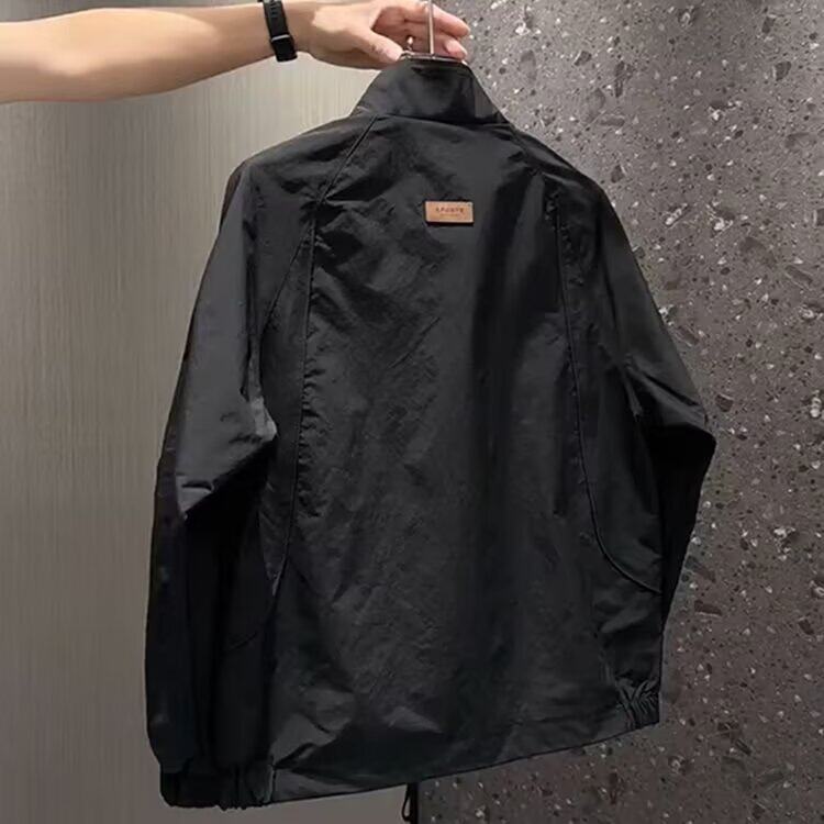 男春秋立领工装夹克新款时尚潮百搭修身气质青年外套HH8108P55,男装夹克,星座1013-5