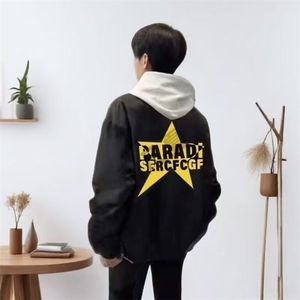 1506A/GA90/P47美式纯色夹克棒球服男春秋潮流情侣新款外套图片