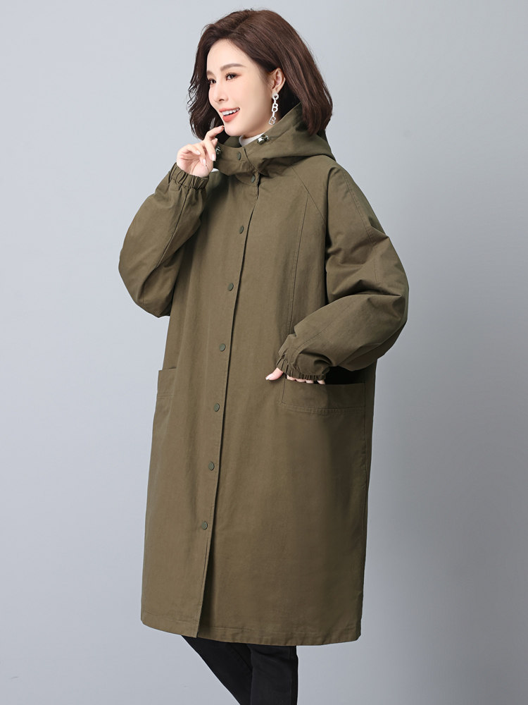 中长款宽松大码显瘦棉衣XOG1600,女装棉衣/棉服,希欧阁