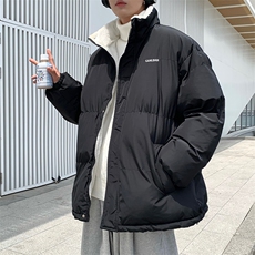 羊羔毛宽松休闲棉衣冬季韩版ins潮流百搭情侣外套男W3601-P73，男装棉衣，星座512-2