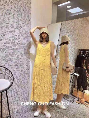 麻花吊带裙，女装背心吊带，可家 cutiesister