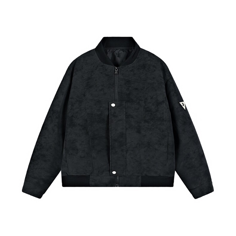 秋季新款PU夹克外套男休闲百搭时尚棒球领男士夹克J551-P73，男装夹克，星座310B-3