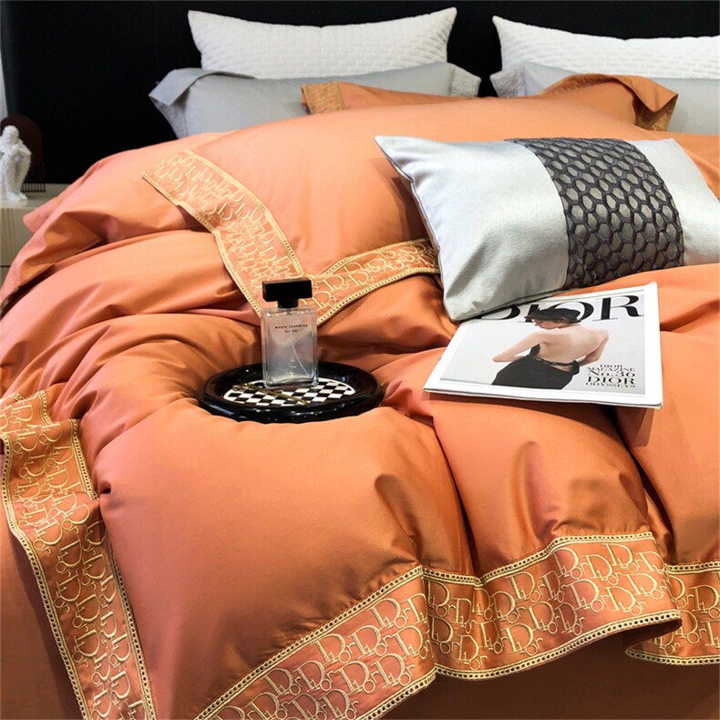 新款100s全棉刺绣工艺款四件套，床品套件，一起卖家纺