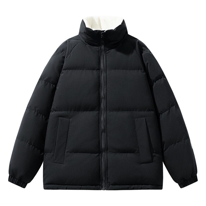 抖音直播连帽棉衣假两件加厚棉袄情侣款百搭面包服MY111-P65,男装棉衣,星座1402-1