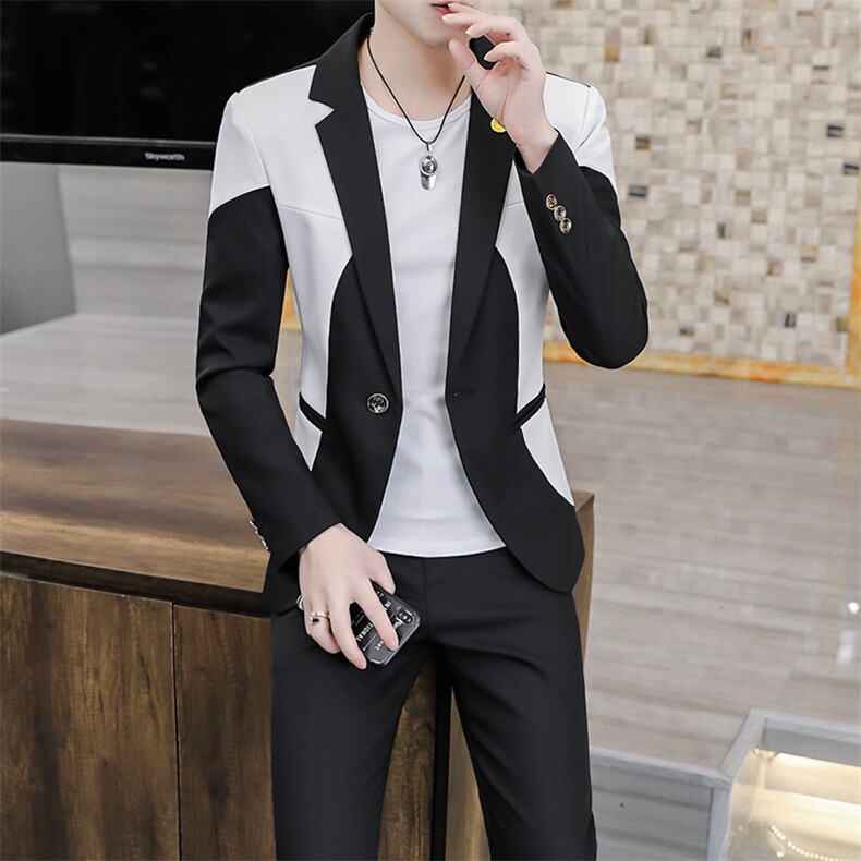 T168-P120春秋男士时尚西服两件套装礼服职业装,男装西服,星座507A（原星座306B-2）