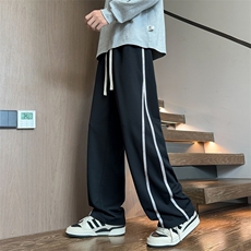 新款卫裤宽松休闲裤男韩版潮流百搭坠感阔腿拖地长裤K2565p45，男装休闲裤，电商D315A