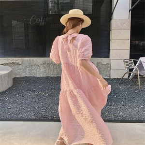 大货已出粉色仙女裙 251-25117-P105-K158图片