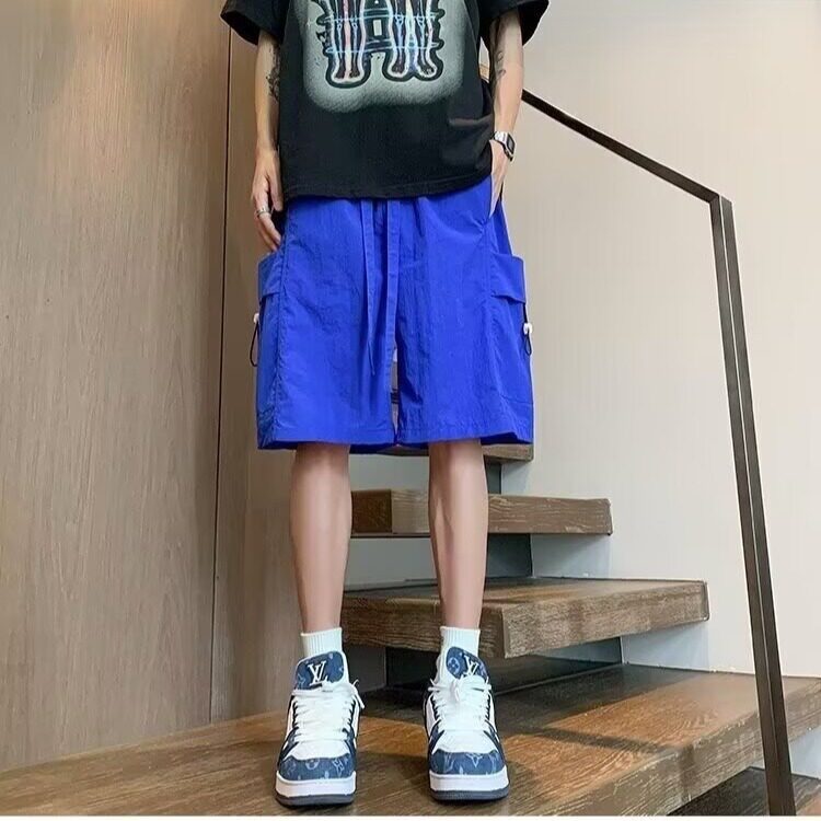 多巴胺速干短裤男士夏季薄款运动沙滩大裤衩休闲宽松五分裤子,男装牛仔裤,星座1210-1