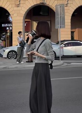 2025年秋季简约百搭时尚舒适，女装针织衫/毛衣，尚可儿羊绒