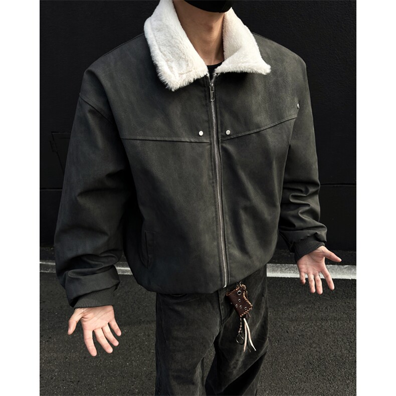 W8217P130控178皮毛扎染棉服,男装棉衣,电商B205