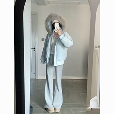 1506A/G78810/P94冬季时尚休闲风连帽面包服外套，女装短外套，星座1506A