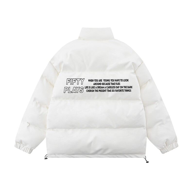 白底23新款冬季时尚百搭PU皮棉服外套MY6453P115控158,男装棉衣,电商A268-1