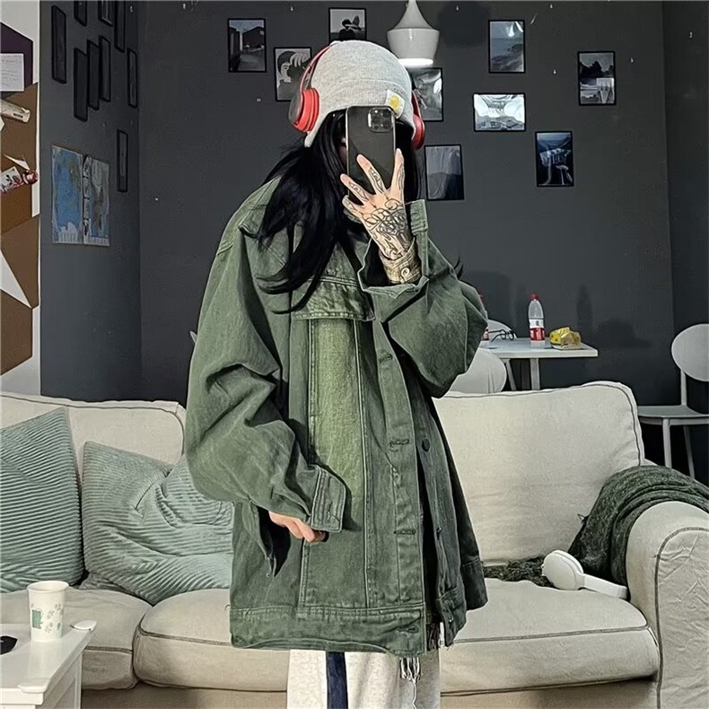 百搭单排扣方领新款时尚纯色日系短外套N1204P65,男装夹克,星座1116-2