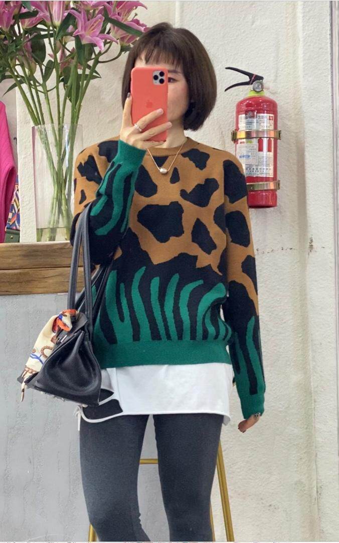 秋冬针织提花，女装，聖仕莲