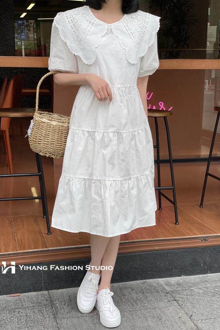 雷丝花边裙子，女装，晶莉莱