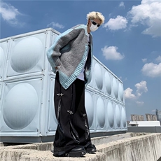 美式开衫毛衣男慵懒风休闲针织衫MY9210P52，男装针织衫/毛衣，星座1116-2