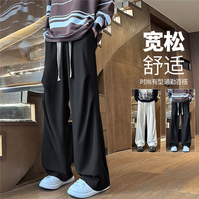 YK131 特P38 控68 品质保障！秋装舒适面料打褶潮流宽松休闲长裤图片