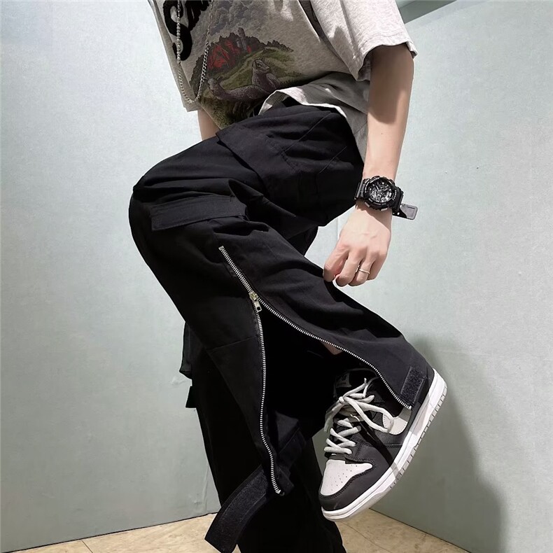 运动裤青春流行男日系宽松型秋季纯休闲裤K2965P42,男装休闲裤,星座1116-2