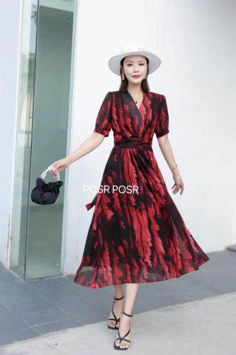 女人味连衣裙????，女装连衣裙，珀莎