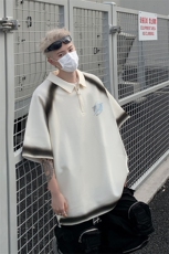 polo衫短袖t恤男夏季宽松休闲半拉链体恤衫XZ514-2-202484-P63，男装T恤，星座514-2(原B239)