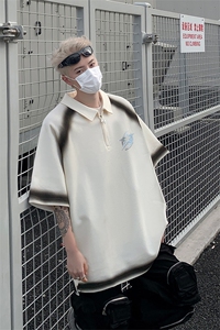 polo衫短袖t恤男 夏季宽松休闲半拉链体恤衫 XZ514-2-202484-P63图片