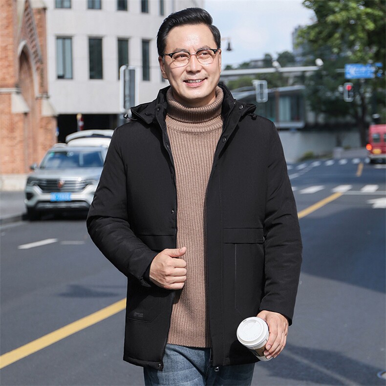 中老年人棉衣男士加厚保暖上衣新款商务休闲棉服男装冬季棉袄外套,男装棉衣,电商B212（原钱塘6029）