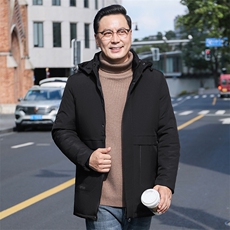 中老年人棉衣男士加厚保暖上衣新款商务休闲棉服男装冬季棉袄外套，男装棉衣，电商B212（原钱塘6029）